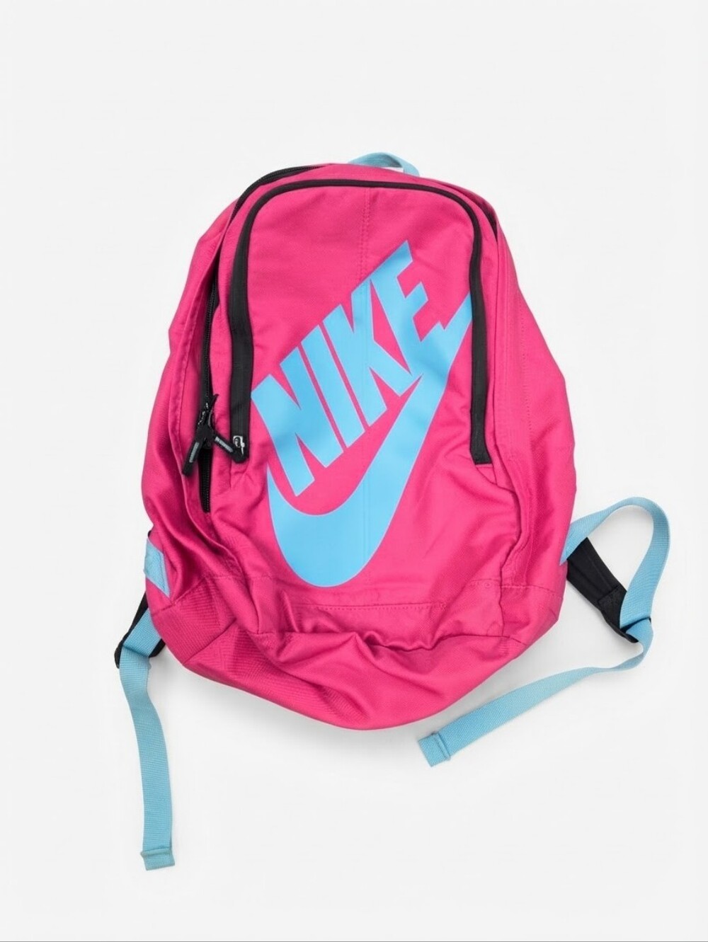 Nike Hayward Futura Pink & Light Blue Large School Bookbag Laptop Backpack